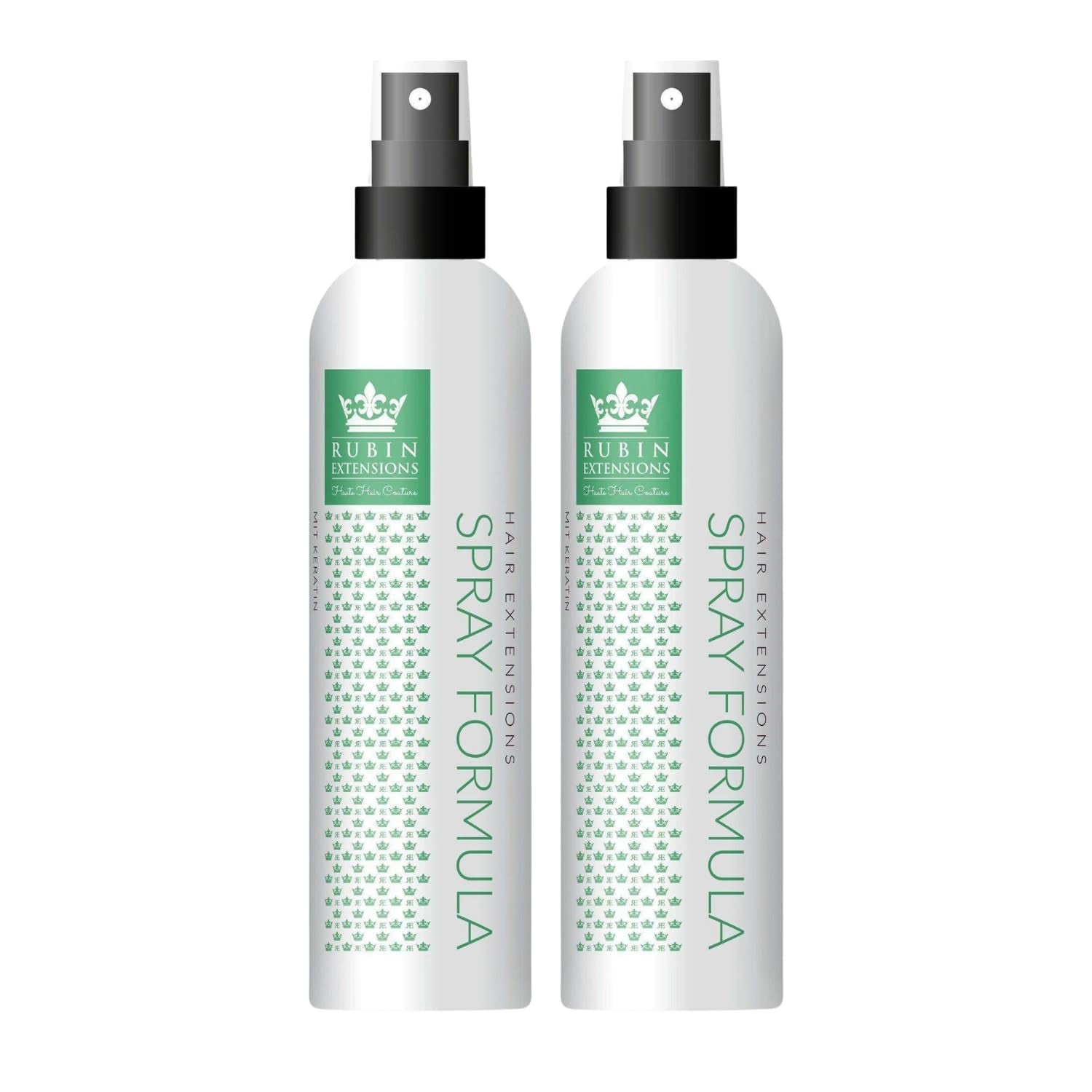 2-Phasen-Spray zur Pflege von Echthaarverlängerungen | hochkonzentriertes Keratin, Kollagen und B5 | Schutz und Glanz für Echthaar-Tape-Extensions | ideal für Echthaarverlängerungen und Echthaarzöpfe | 2er-Pack Haarentwirrungsprodukte Naty Shop 200 ml (2er-Pack)