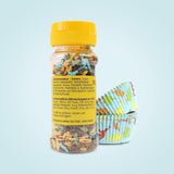 Günthart Dino-Set, 55 Gramm + 50 Cupcake-Förmchen aus Papier Sprinkles Naty Shop