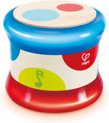 Hape Babytrommel | Musikalisches Rollspielzeug für die Kleinen zum Erlernen von Rhythmen und verschiedenen Klängen, batteriebetrieben, ab 6 Monaten. Babyspielzeug Naty Shop Standardtitel
