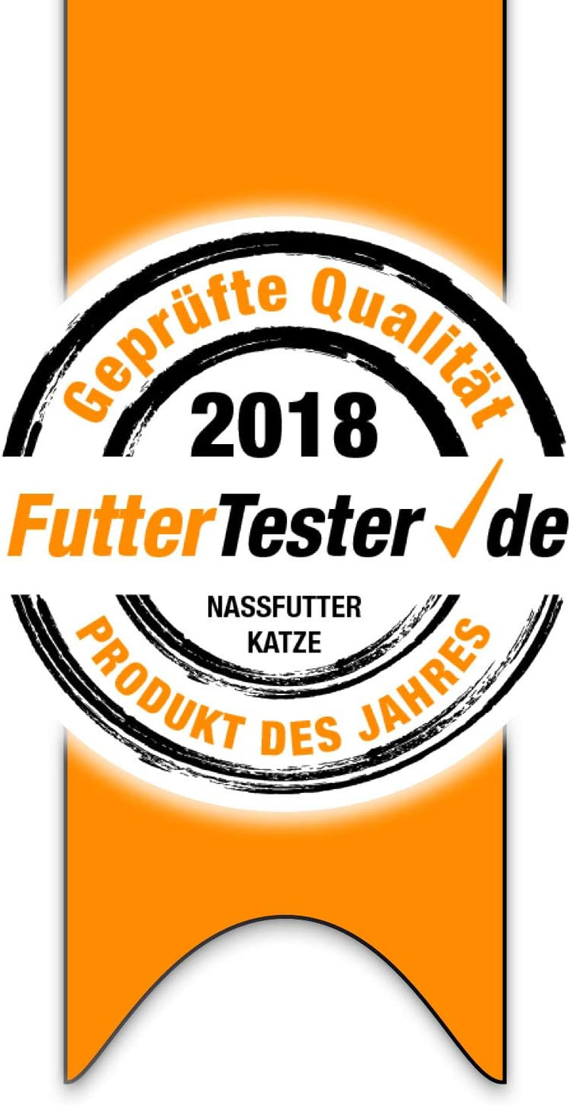MjAMjAM – Premium-Nassfutter für Katzen – Mischpackung I – Huhn, Rind, Herzen, 12er-Pack (12 x 125 g), getreidefrei mit extra Fleisch