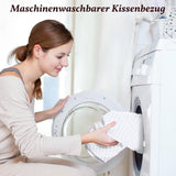 SAHEYER Seitenschläferkissen mit Arm, ergonomisches orthopädisches Kissen, Nacken- und Schulterkissen aus Memory-Schaum, Nackenkissen mit mehreren Winkelarmen für viele Schlafpositionen (weiß) Zervikale orthopädische Kissen Naty Shop