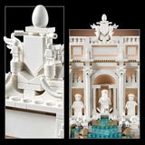 LEGO Architecture Trevi-Brunnen – Modell eines Wahrzeichens in Rom mit Minifiguren-Skulpturen – Sammelstück für Büro und Wohnzimmer – Geschenk für Erwachsene und Architekturliebhaber 21062 Bausets Besuchen Sie den LEGO-Store