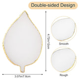 Resin Nail Art Palette Blatt Form Nail Art Werkzeuge Kit Nagelgelpoliermittel Farben Mischen Palette Für DIY Nail Art Make-Up Nagel Dekoration Zubehör