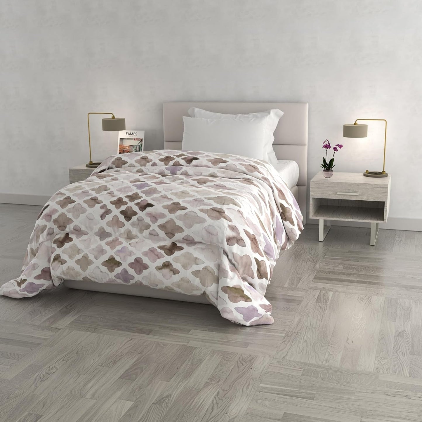 Modische Winterdecke, Florence, 260X260Cm Bettdecken und Steppdecken Naty Shop Florence 220X260Cm
