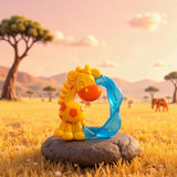 Playgro Jerry Giraffe Beißring – Baby-Beißring – Silikon-Baby-Beißring – Silikon-Beißring – Zahnungshilfe – Silikon – Baby-Beißring – bunt