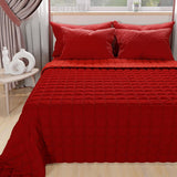 PETTI Artigiani Italiani – Tagesdecke für Einzelbett, doppelseitige Tagesdecke, Frühlings-Tagesdecke, Mitternachtsblau, Weiß, 100 % Made in Italy. Bettdecken und Steppdecken Naty Shop Bordeaux, Bettgröße 120 (220 x 260 cm)