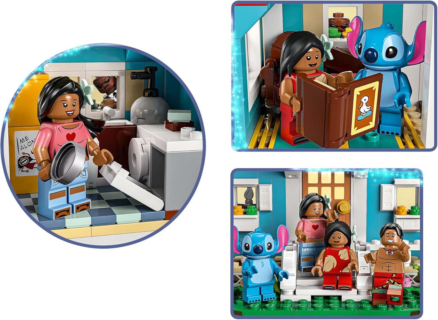 LEGO® Disney Beach House aus „Lilo und Stitch“ – Bauspielzeug mit 6 Zimmern, Observatorium, Raumschiff und 5 Minifiguren – Geburtstagsgeschenk für Mädchen und Jungen ab 9 Jahren und Fans 43268 Besuche den LEGO-Store Bausets