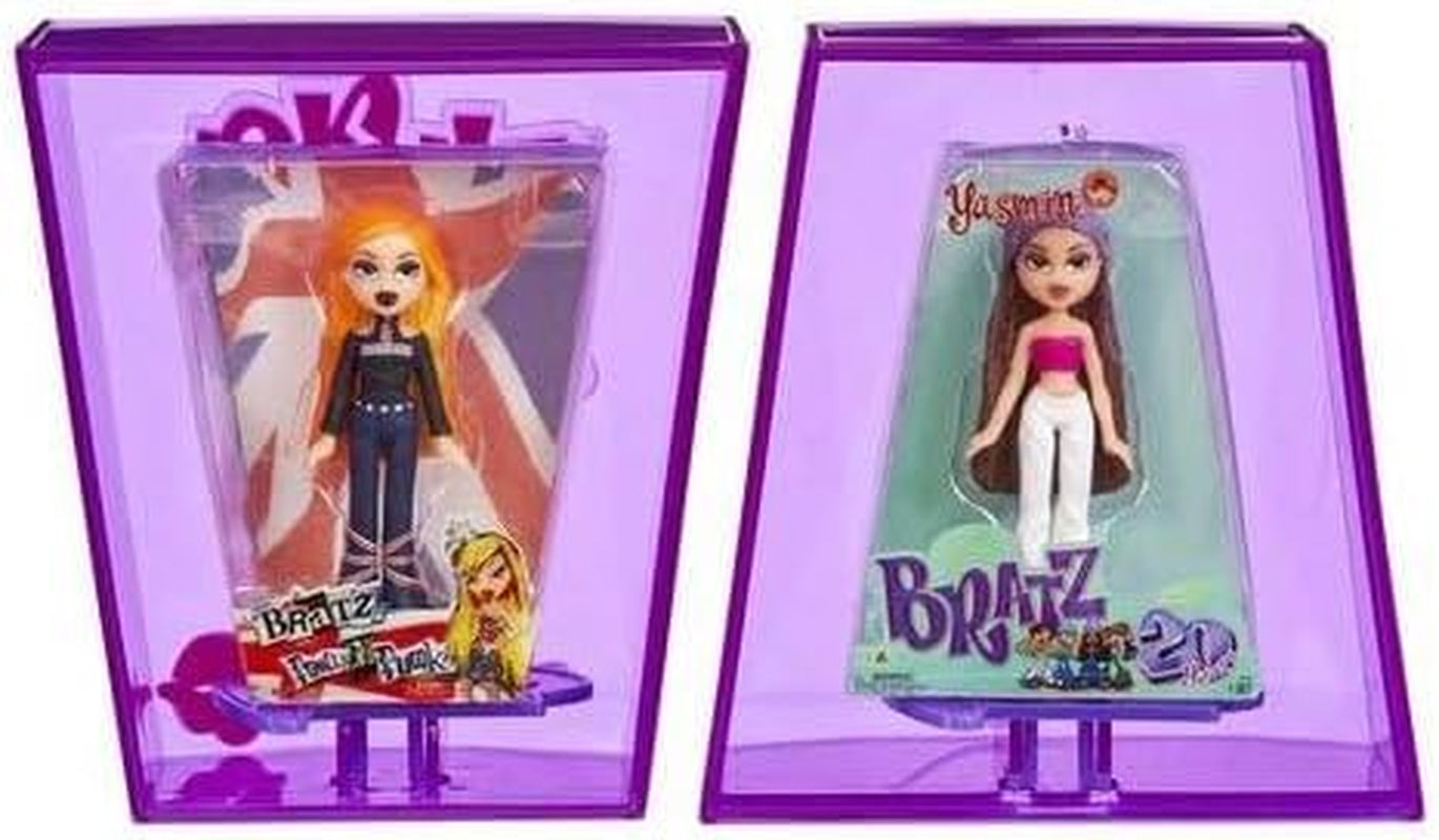 Bratz Miniverse MGA's Y2K Nostalgia Flashback Minis Puppen in limitierter Auflage – ÜBERRASCHUNGSPACK – 2 Bratz Minipuppen und Vitrine – tolles Geschenk für Kinder und Sammler ab 6 Jahren