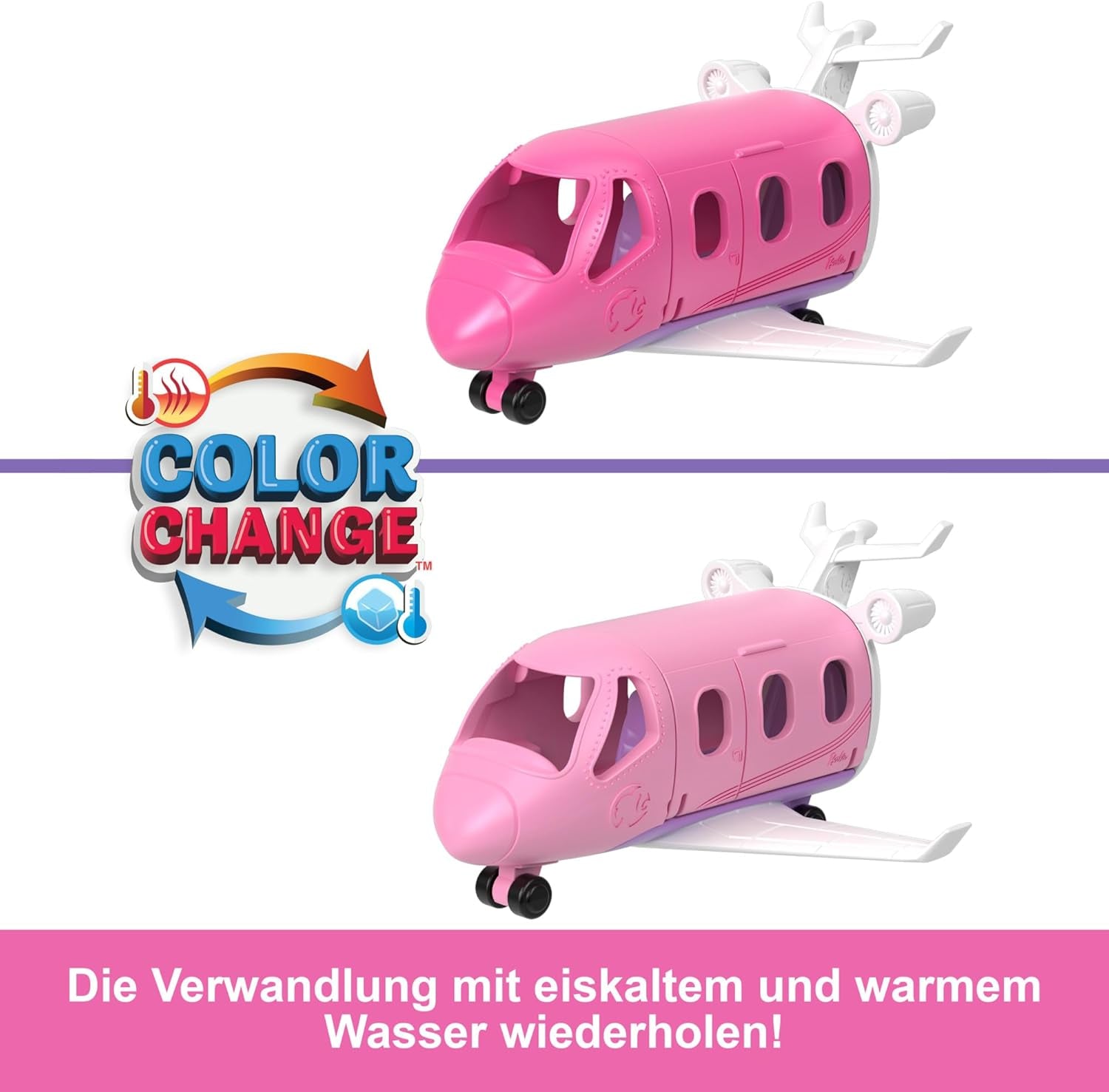 Mini BarbieLand Barbie-Puppen- und Spielzeugfahrzeug-Sets, 1,5-Zoll-Puppe und kultiges Überraschungsspielzeugfahrzeug mit Farbwechsel, HYF40