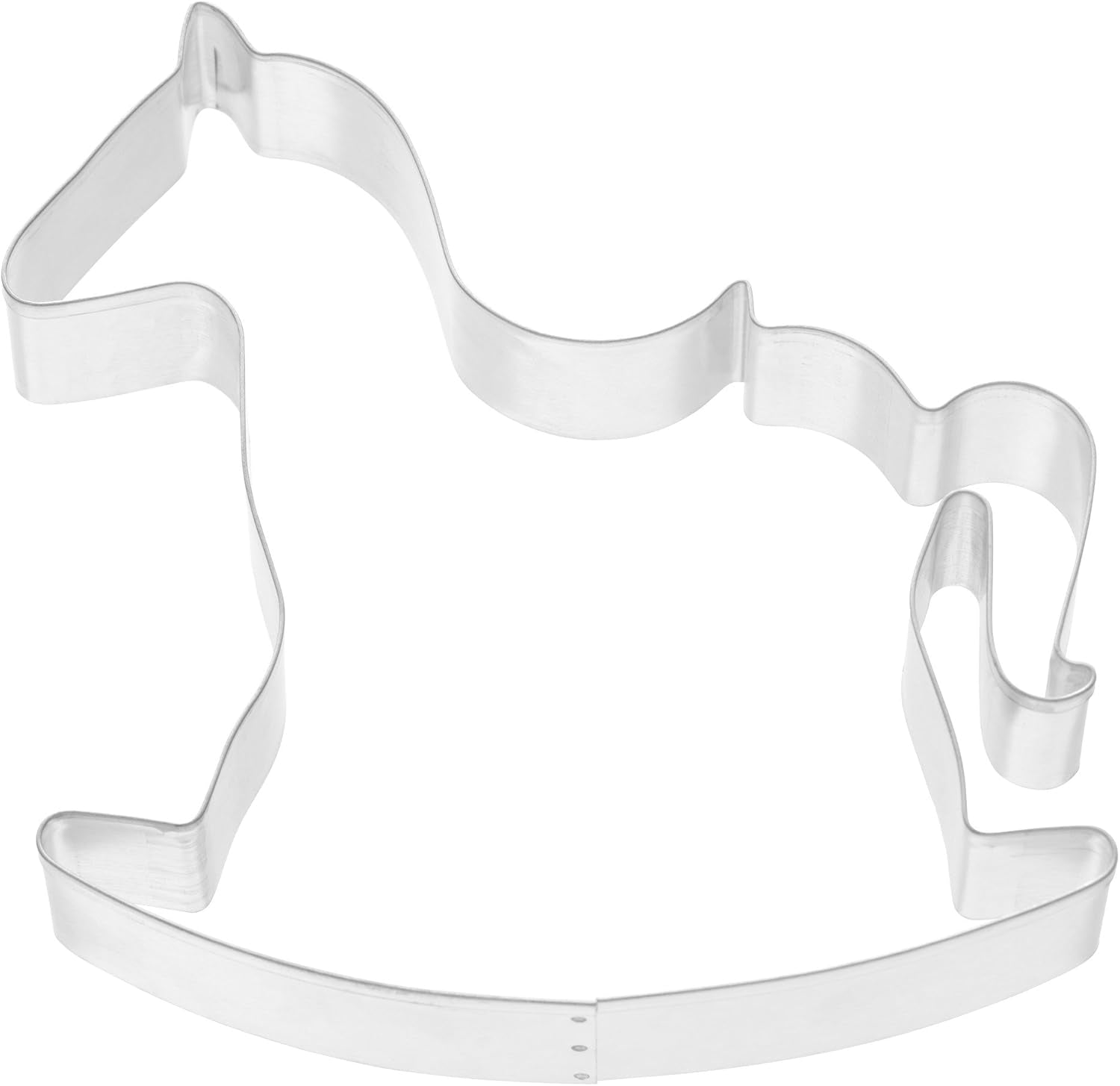 Kaiser Original Ausstechform „Schaukelpferd“, 13 cm, Ausstecher für Weihnachten, Ausstecher aus Edelstahl, Ausstechform für Lebkuchen