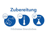 Früchtetee im Pyramidenteebeutel Orangen und Erdbeeren - Strandmöwe 15 Teebeutel Mehr Meer Sylter Teekontor