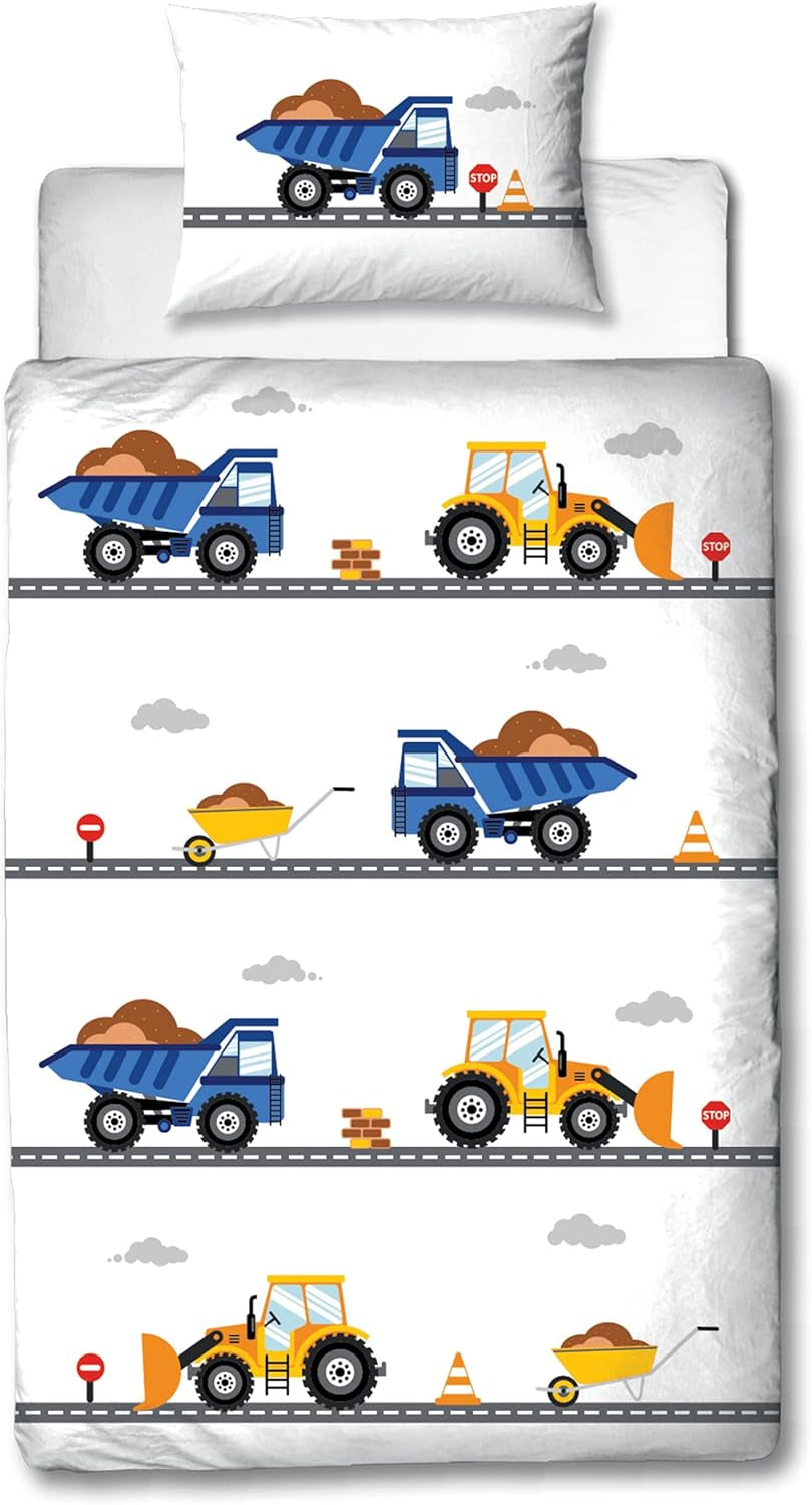 Kinderbettwäsche, Baumwolle Bettwäsche - Kinder Naty Shop 100 x 135 + 40 x 60 Baumwollflanell