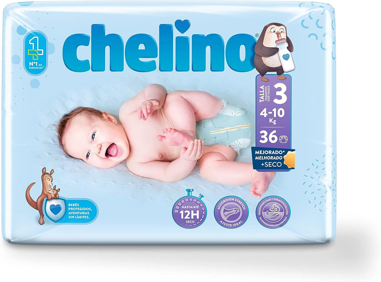 Windeln Indas Fashion & Love XL, Größe 6 (17-28 kg), 27 Stück