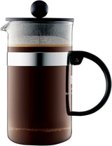 Bodum Kaffeemaschine 1582-01 bistroNOUVEAU (French-Press-System, spülmaschinenfest), 1,5 Liter, schwarz