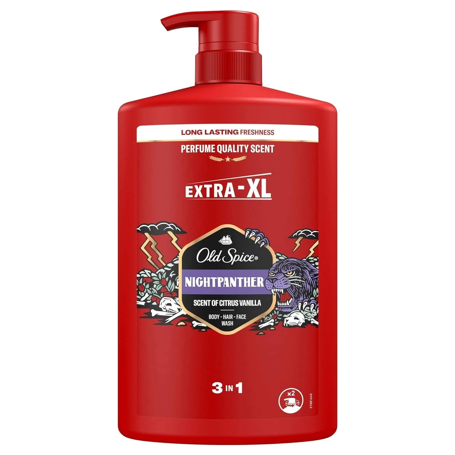 Old Spice Captain 3-in-1 Duschgel und Shampoo für Männer, 1 Liter Dusche und Bad Naty Shop Nightpanter