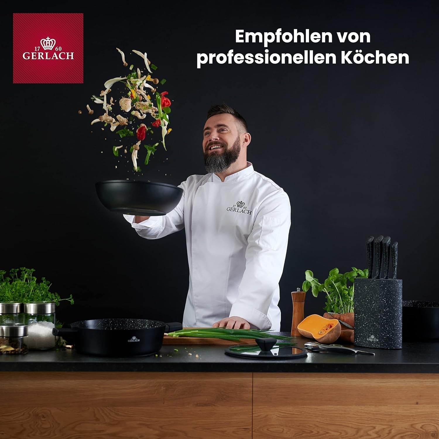 Gerlach 1760 Tunea Set, Edelstahlbesteck, 24-teilig, 6 Personen Kitchen Naty Shop