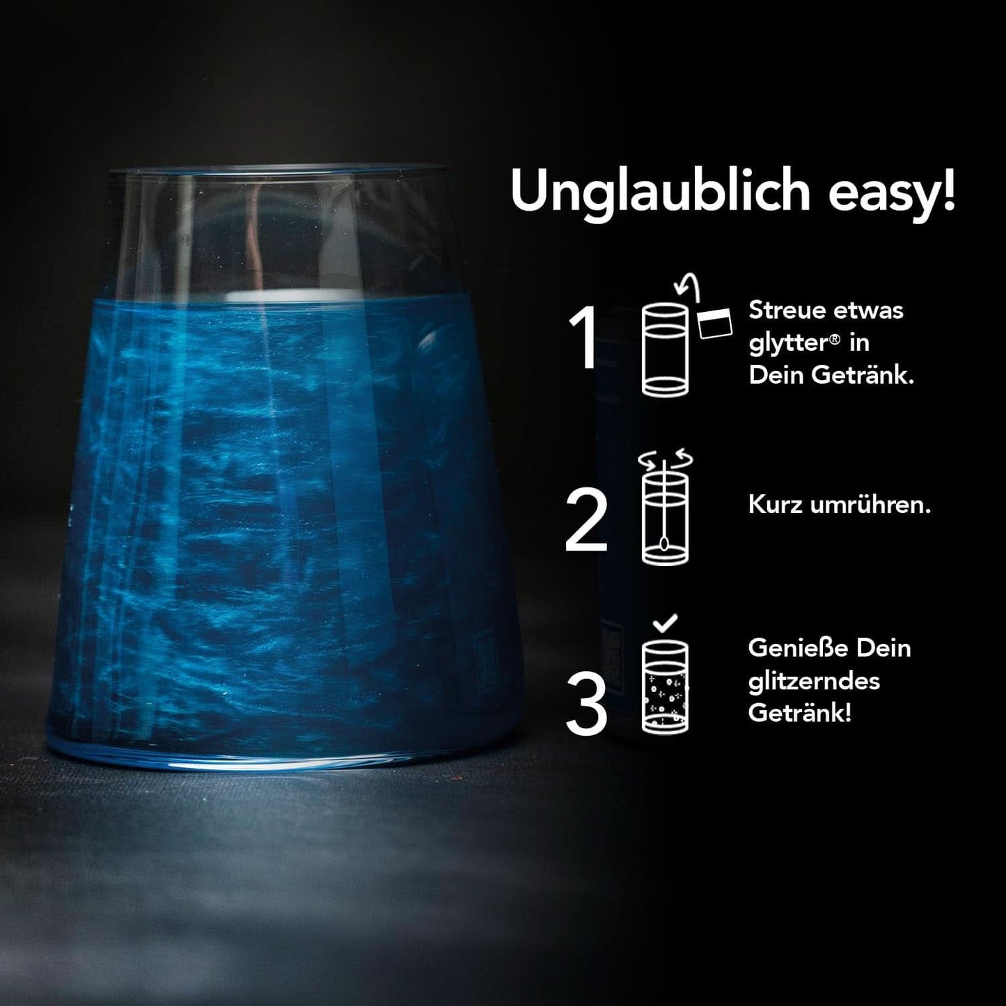 Essbarer Glitzer für Getränke und Flüssigkeiten, 10 Gramm Naty Shop