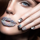 3200 Nagelsteine ​​Set FITDON Mehrförmige Glas-AB-Steine ​​und klare Diamant-Glitzer-AB-Steine ​​für Nagelkunst-Dekoration, DIY-Kits, Schmuck, Schlüsselanhänger, Nagelzubehör