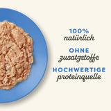 Applaws 100 % natürliches Nassfutter für Katzen, Thunfischfilet mit Krabben in Brühe – Packung mit 12 x 70 g Beuteln