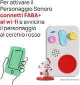 Klangfigur - Kleine Geschichten von Pimpa - Geschichten und Klangmärchen für Jungen und Mädchen 1-3 Jahre - Hörbar mit Geschichten und +, Lernspiel italienische Version Bebe Toys Naty Shop