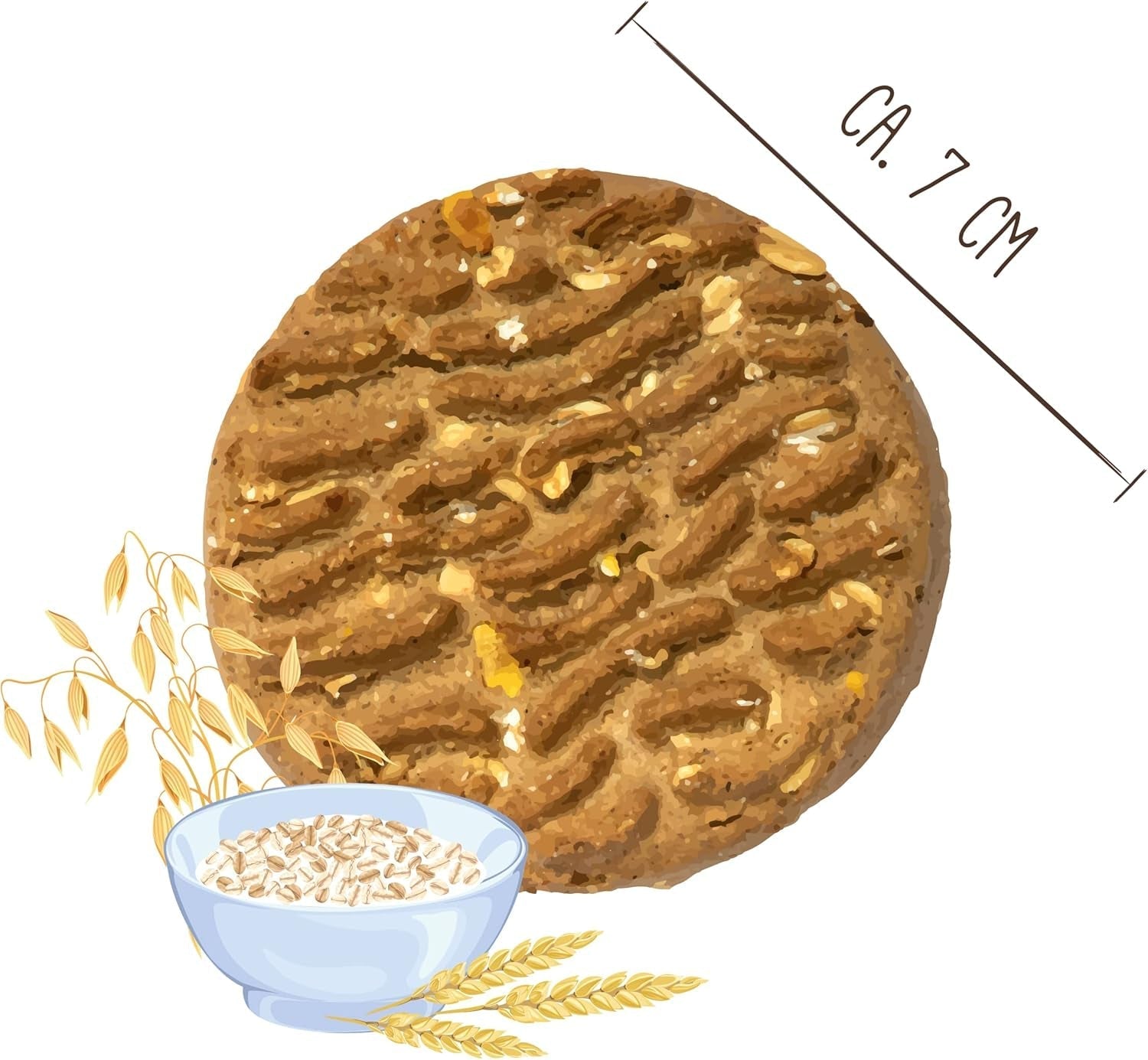 Sammy´S Müslitaler | Knusprig Gebackene Hundesnacks | 5-Korn-Müslitaler Für Deine Große Fellnase (Ab 30 Kg) | 1 kg Getreide Naty Shop