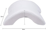 MINGZE Multifunktionales Memory-Schaum-Kissen, Nackenkissen, Schaumstoff, U-förmiges Nackenkissen mit Schleife, langsames Rebound-Schlafkissen, Rebound-Druckkissen, Kissen aus Eisseide für Hand- und Nackenschutz, zervikale orthopädische Kissen, Naty Shop