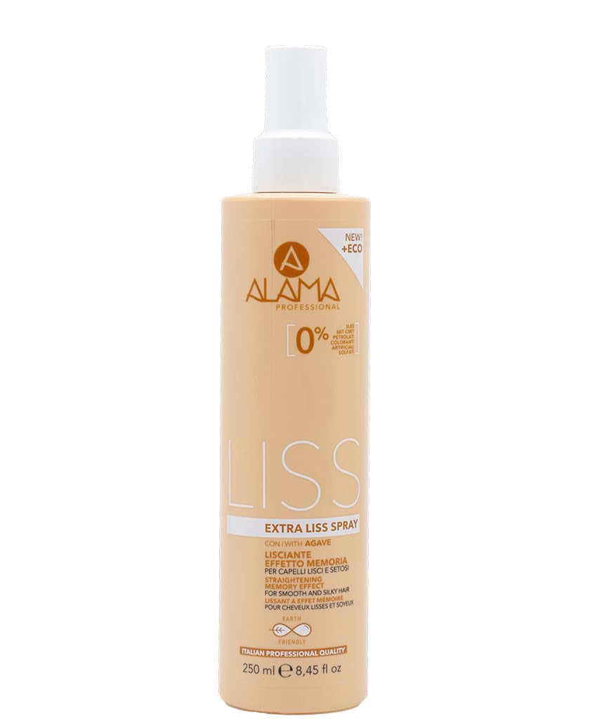 Alama Professional Alama Liss – Spray Lisciante Extra Liss Effetto Memoria Per Capelli Lisci, 250 ml Haarentwirrungsprodukte Naty Shop Standardtitel