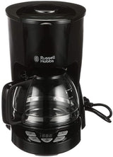 Russell Hobbs Kaffeemaschine [Digitaler Timer, Duschkopf für optimale Extraktion und Aroma] Textures+ (1 bis 12 Tassen, 1,25 l Glaskaraffe, Warmhalteplatte, Anti-Tropf-System) Filterkaffeemaschine 22620-56