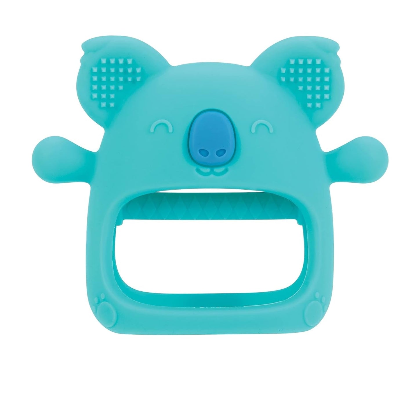 Nuby – Silikon-Zahnhandschuh, BPA-frei, Blue Koala, ab 3 Monaten