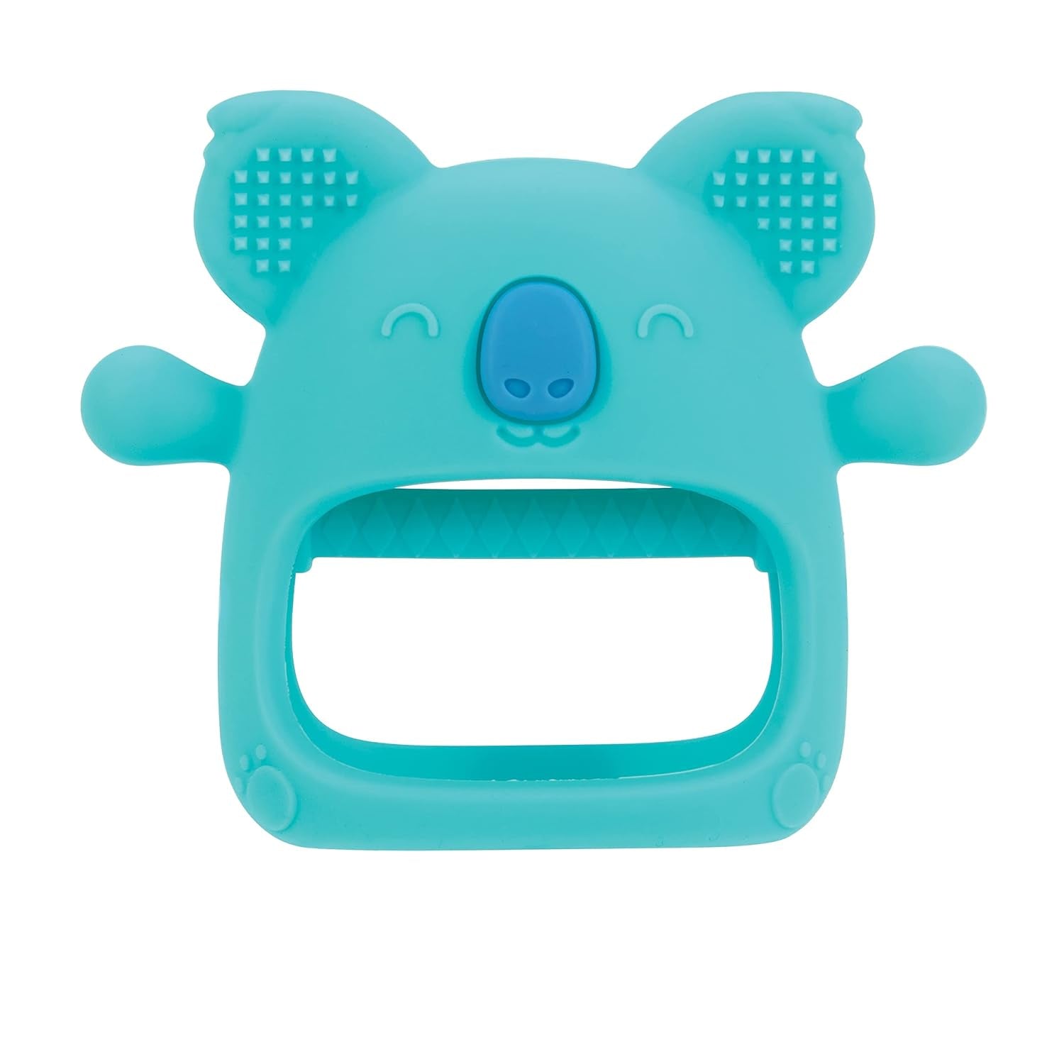 Nuby – Silikon-Zahnhandschuh, BPA-frei, Blue Koala, ab 3 Monaten
