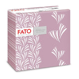 Fato - Trockenpapierservietten, Airlaid, Textileffekt, Packung mit 50 Servietten, 40X40 gefaltet im 4er-Format, Tropicana Decor