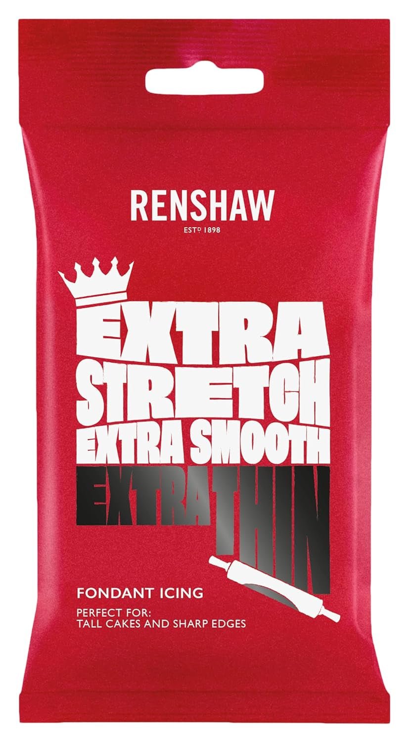 Extra Fondant Schwarz 1 kg – Extra elastischer Fondant mit Vanillegeschmack, perfekt zum Bedecken von Kuchen – Schwarz – 1 kg Zuckerpaste Naty Shop Single