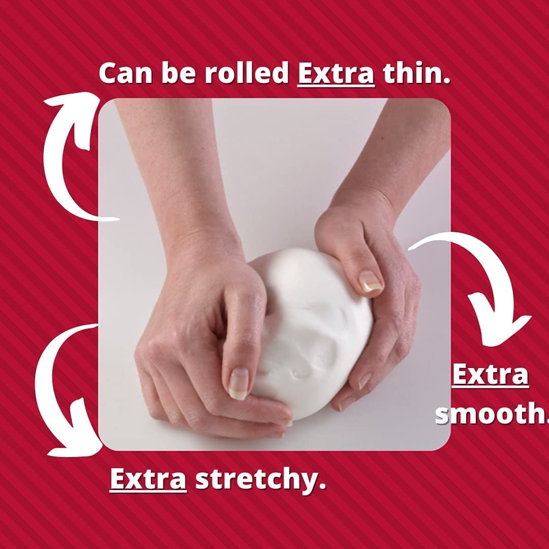 Extra Fondant Schwarz 1 kg – Extra elastischer Fondant mit Vanillegeschmack, perfekt zum Bedecken von Kuchen – Schwarz – 1 kg Zuckerpaste Naty Shop