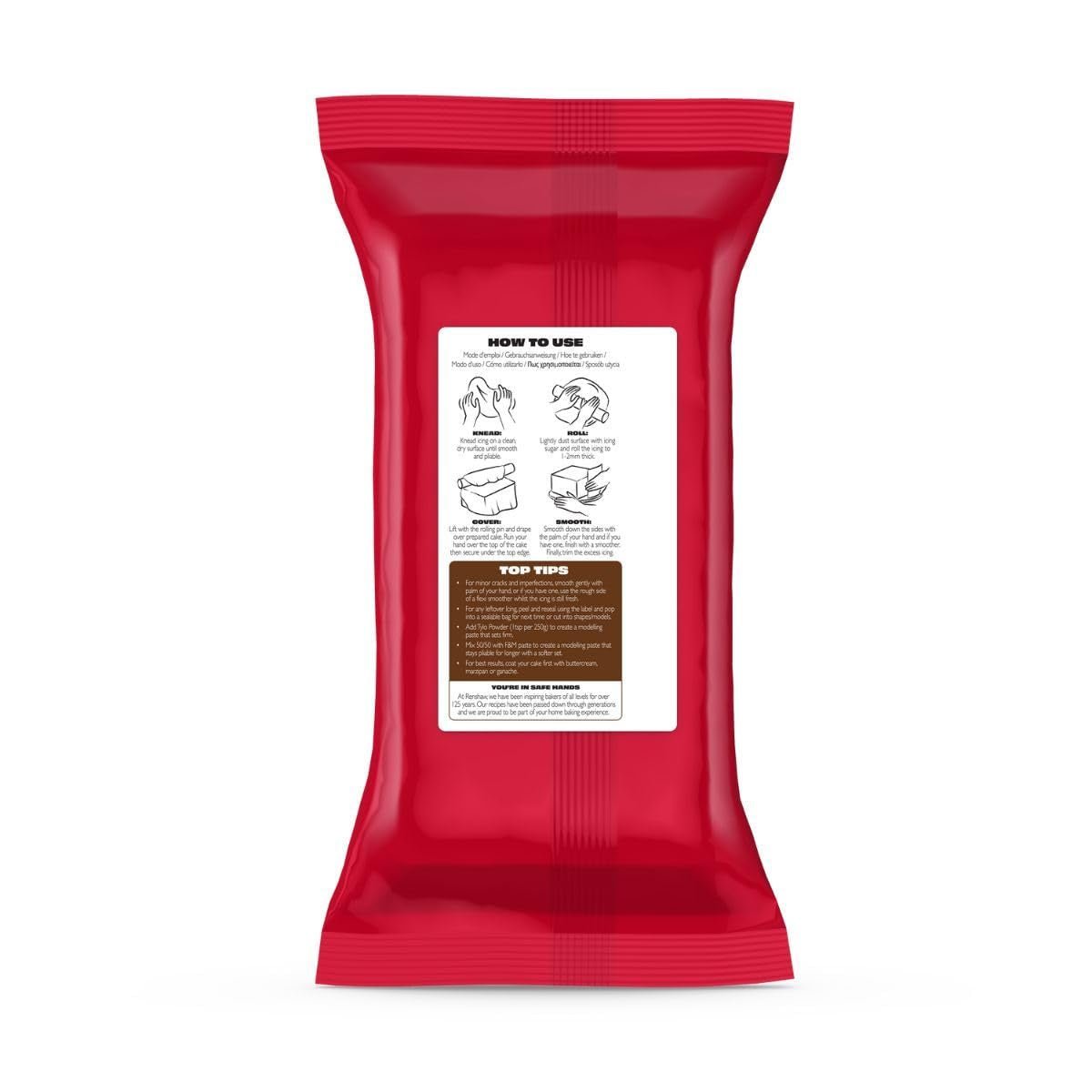 Extra Fondant Schokoladenbraun 1 kg – Extra elastischer Fondant mit Vanillegeschmack, perfekt zum Bedecken von Kuchen – Schokoladenbraun – 1 kg Zuckerpaste Naty Shop
