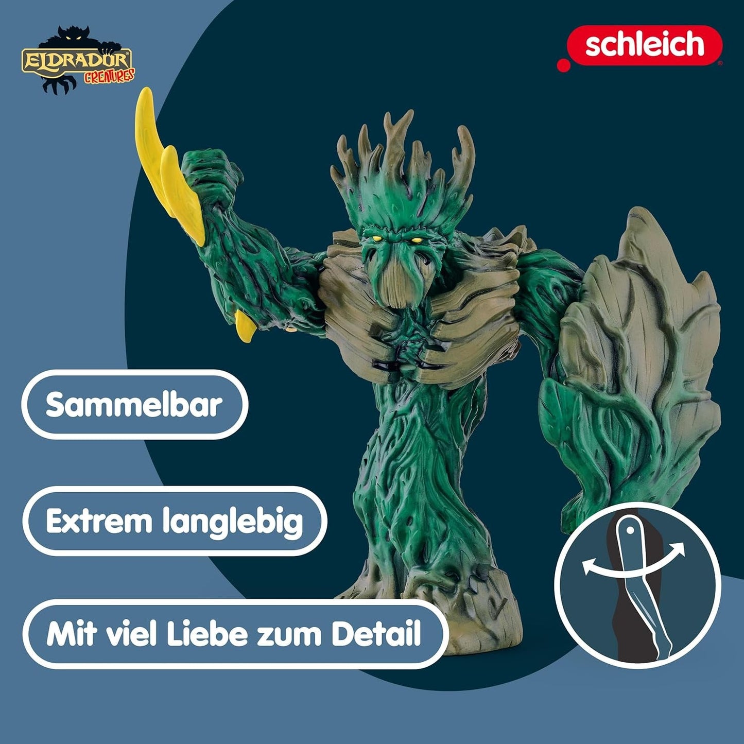 Schleich ELDRADOR KREATUREN | Dschungellineal 70151 | ELDRADOR Schleich Monster Spielfigur mit drehbarem Kopf und beweglichen Armen | Tolles Geschenk für Kinder | Ab 7 Jahren | 14 x 7 x 114 cm Actionfiguren Naty Shop
