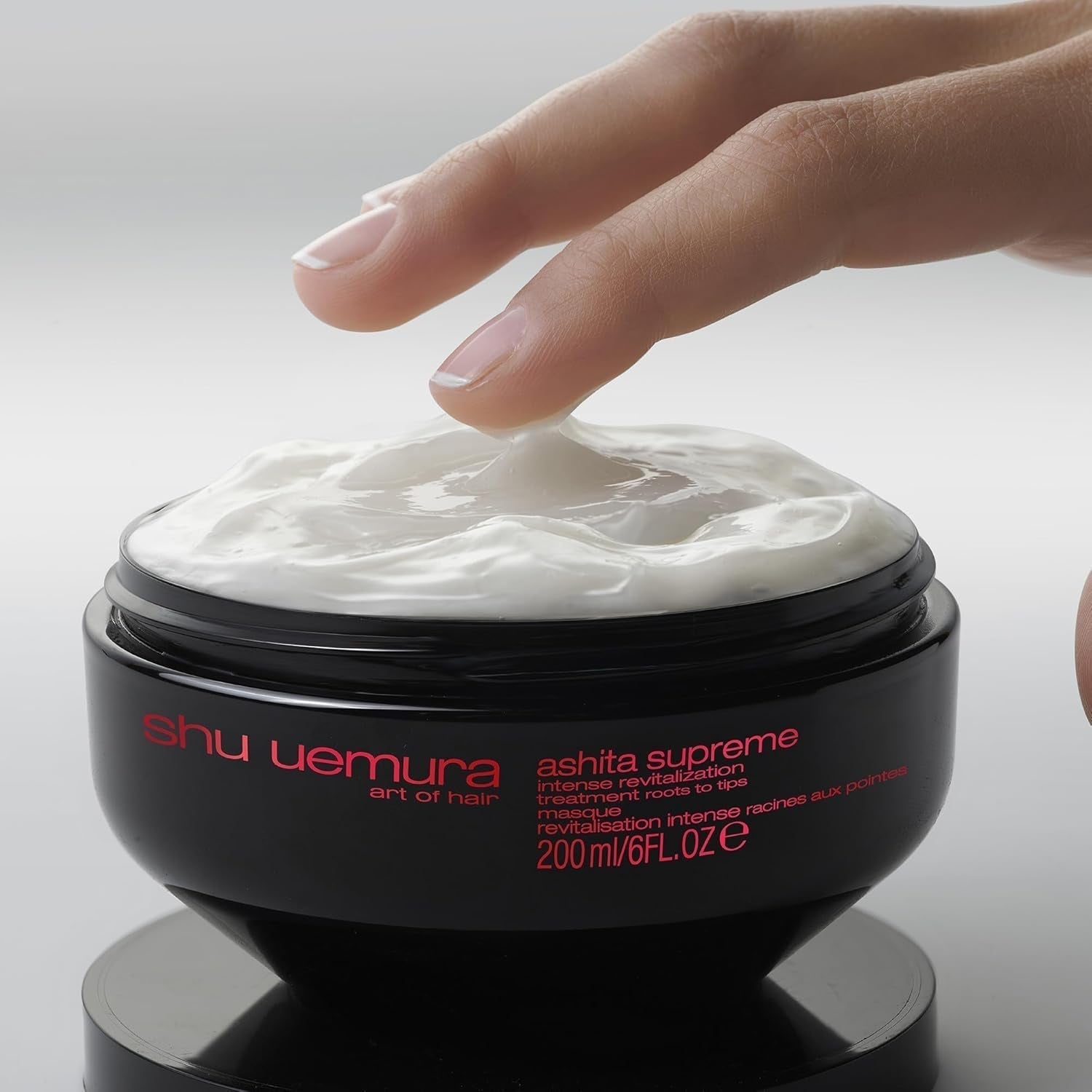 Shu Uemura, Ashita Supreme, Intensiv revitalisierende Haarmaske, Für alle Haartypen, Mit Ashitaba-Extrakt, Für mehr Glanz und Geschmeidigkeit, Anti-Spliss, 200 ml Naty Shop Haarmaske