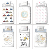 Bettwäsche für Kinder, Hase und Sterne, Baumwolle Bettwäsche - Kinder Naty Shop