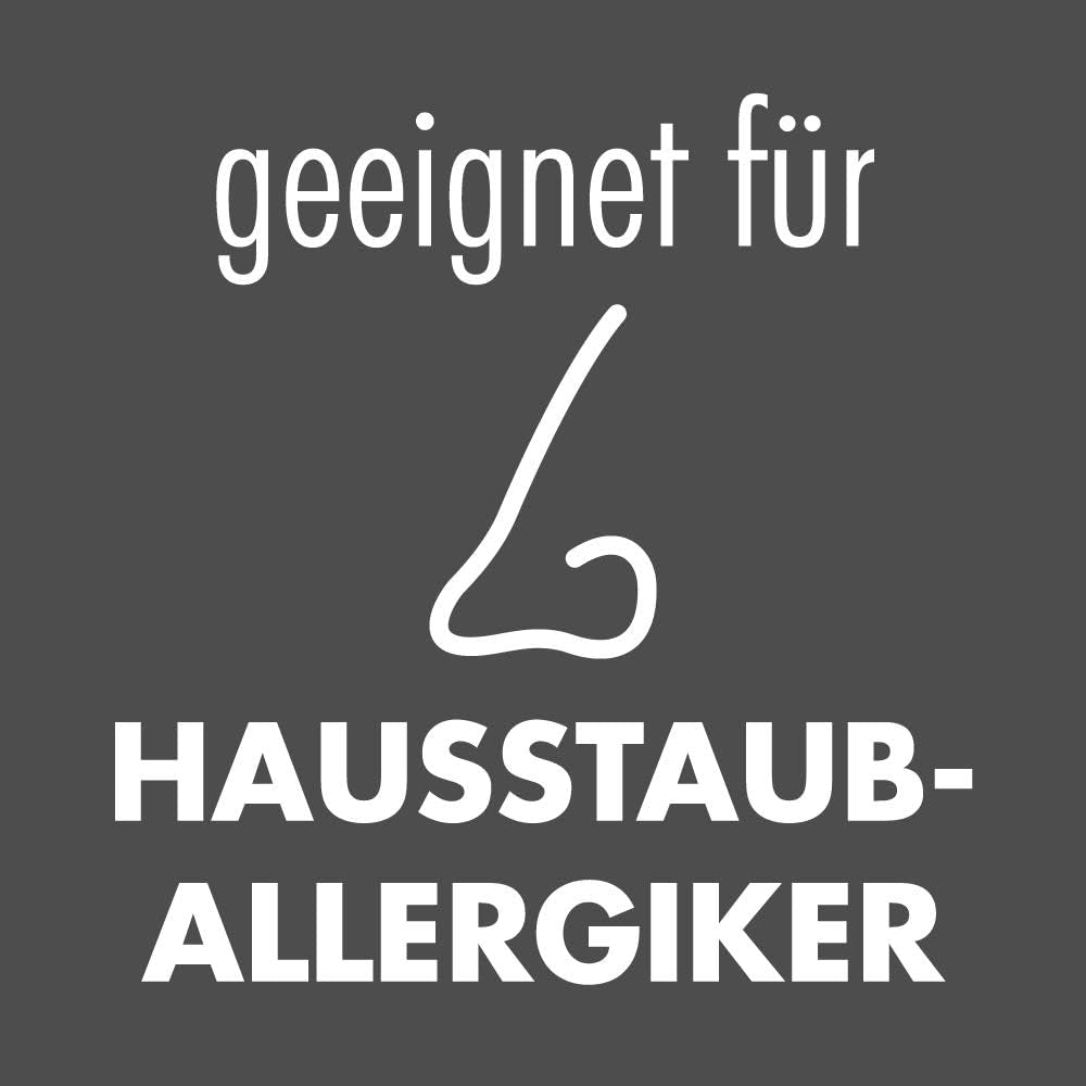Badenia Trendline Comfort Kissen mit Baumwollbezug, 40 x 80 cm, weiß, Öko-Tex zertifiziert, produziert nach dem deutschen Qualitätsstandard Naty Shop Standardkissen