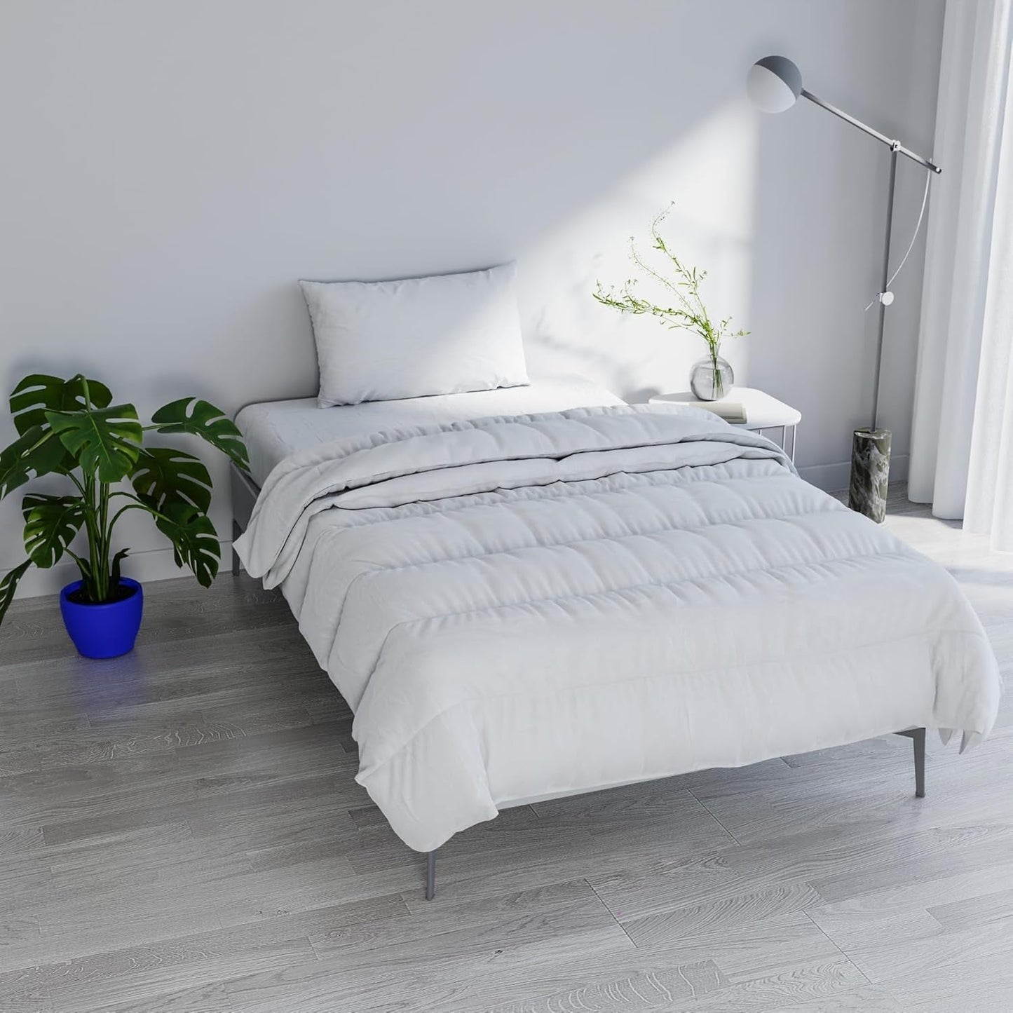 Prestige-Steppdecke, 4 Jahreszeiten, Made in Italy, weiß, 150 x 200 cm Steppdecken und Steppdecken Naty Shop