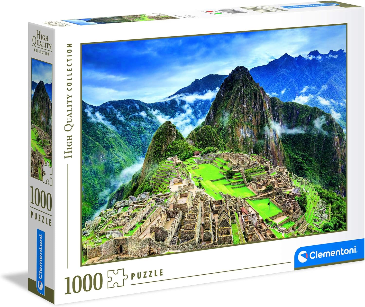 Clementoni 39604 Machu Picchu – Puzzle 1000 Teile ab 9 Jahren, Buntes Puzzle für Erwachsene mit kräftigen Farben, Geschicklichkeitsspiel für die ganze Familie, Schöne Geschenkidee Puzzle Naty Shop