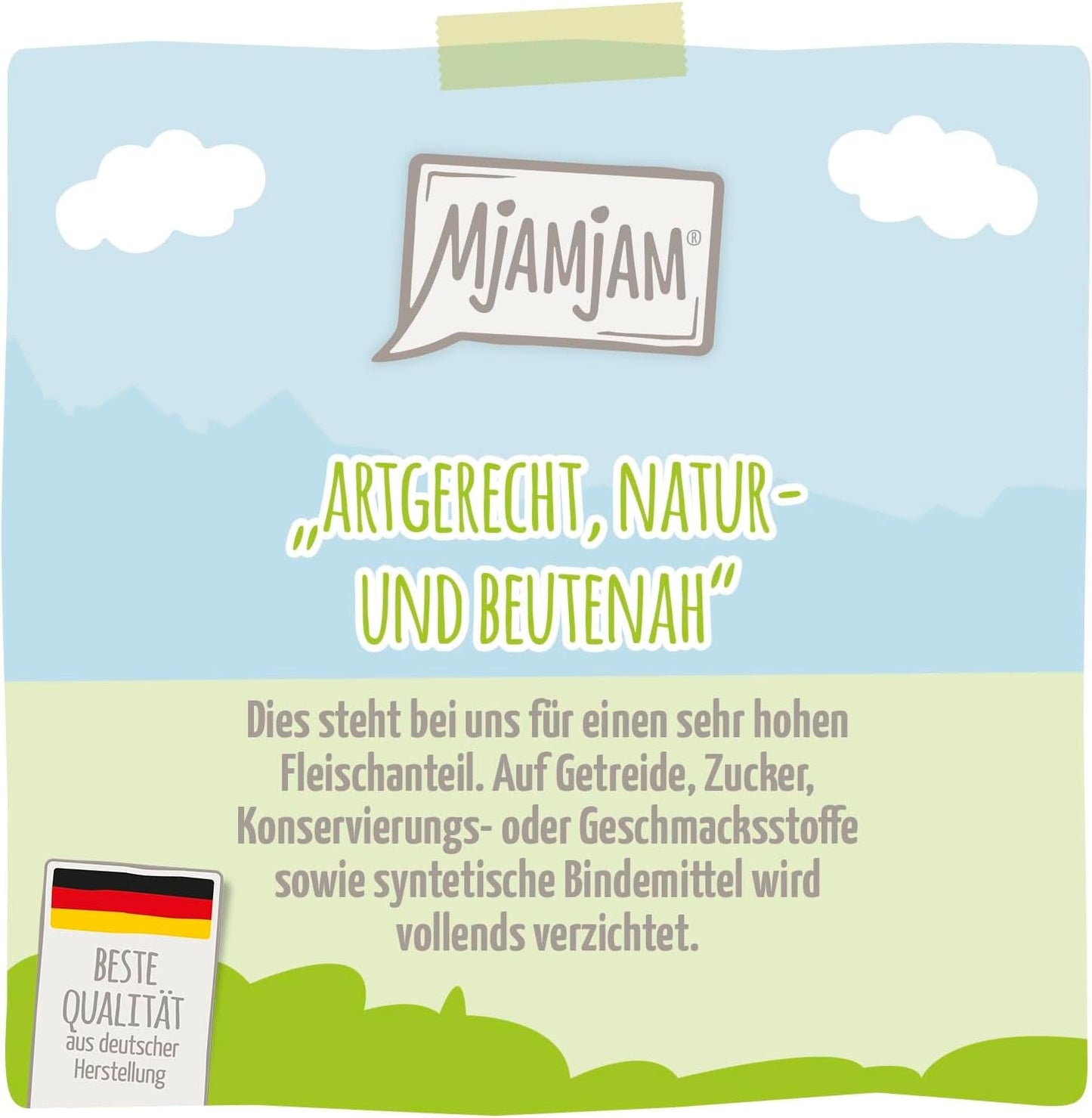 MjAMjAM – Premium-Nassfutter für Katzen – Köstliche Box 12er-Pack (12 x 200 g), getreidefrei mit extra Fleisch