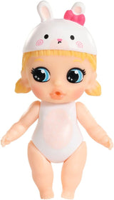 BABY born 904763 Baby Surprise Bus – pinkfarbener Mini-Puppenspielzeugbus mit 2 exklusiven Puppen, Dreifach-Kinderwagen, Schaukel, Karussell, Rutsche und Dreifachschaukel.