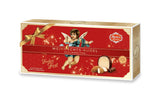 Reber Mozartkugeln mit Zartbitterschokolade, 6er Pack mit Marzipan und Nougat, vegan – 1 x 120 g