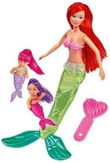 Simba 105734162001 105734162 - Steffi Love The Twin Mermaids / zwei Varianten / Steffi als Meerjungfrau / mit zwei Baby-Meerjungfrauen / Modepuppe / 29 cm, für Kinder ab 3 Jahren