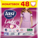 LADY Pants 48 Einweg-Harninkontinenzhosen Saugfähigkeit Plus Größe S für Damen 48 Stk