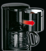 Braun KF 47 BK Espressomaschine – Espressomaschine mit Filter und Glaskaraffe für klassischen Filterkaffee, aromatischer Kaffee dank OptiBrew-System, Anti-Tropf-System, automatische Abschaltung, schwarz