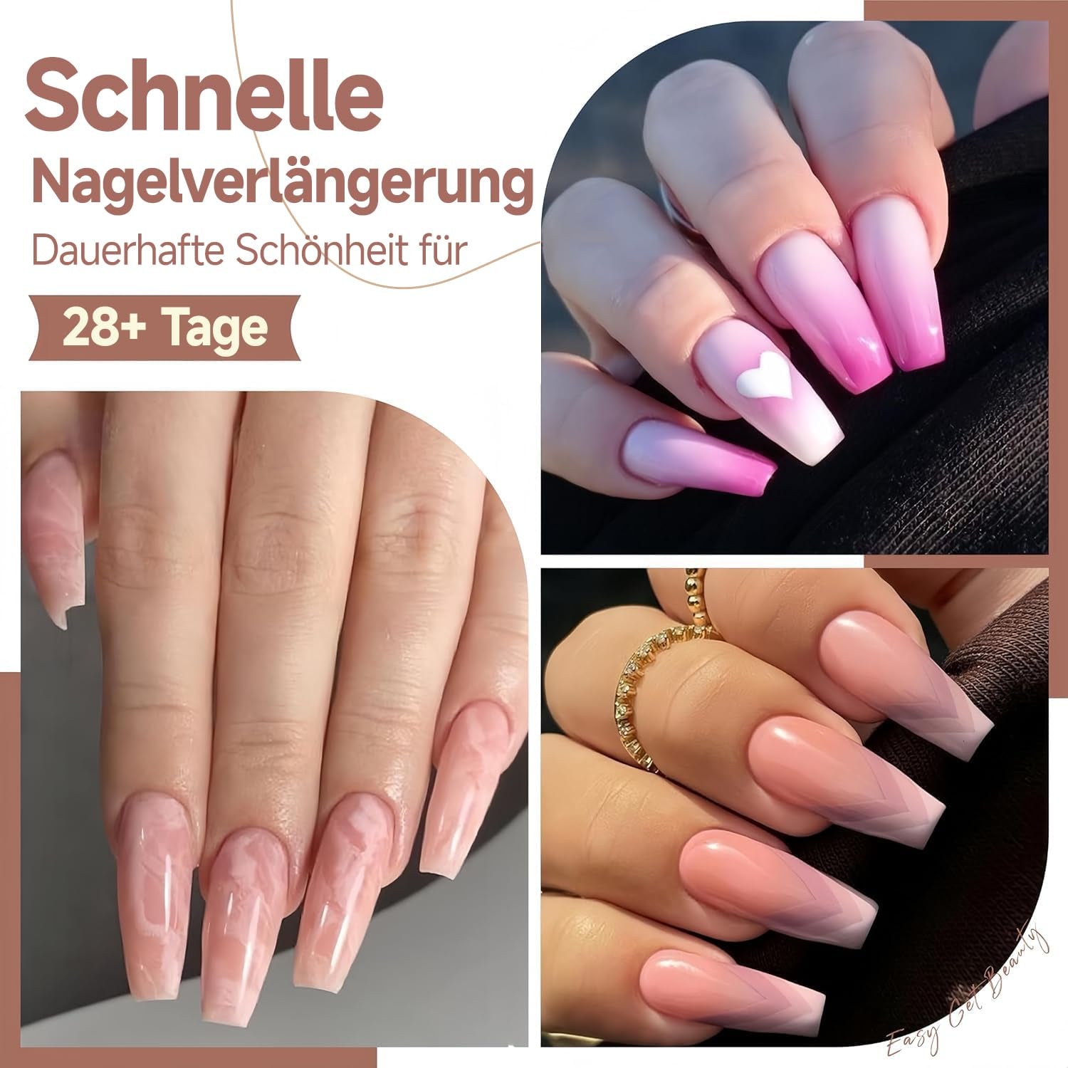 Ballerina-Gel-Nagelspitzen, 216 Stück, 12 Größen, weiche Gel-Nagelspitzen, vollständige Abdeckung, Nagelverlängerungs-Set, halbmatt, DIY, Heimkunst