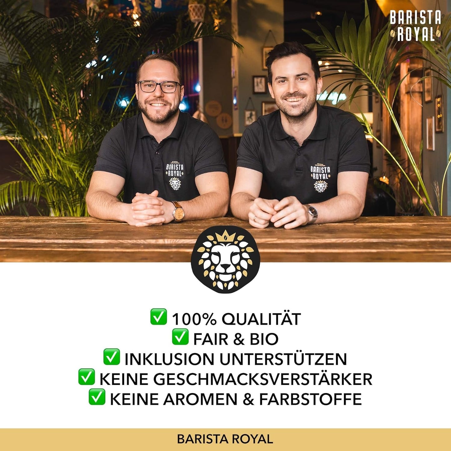 BARISTA ROYAL Bio Kaffeebohnen 1kg „Special Selection“ | Frische Kaffeebohnen direkt gehandelt | 70 % Arabica, 30 % Robusta Kaffee ganze Bohnen | Ideal für Vollautomaten und Filtermaschinen