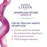 Intima Liasan von Sagrotan Sensitive Intimpflegetücher, seifenfrei und alkoholfrei, 30 Stück (5er Pack)