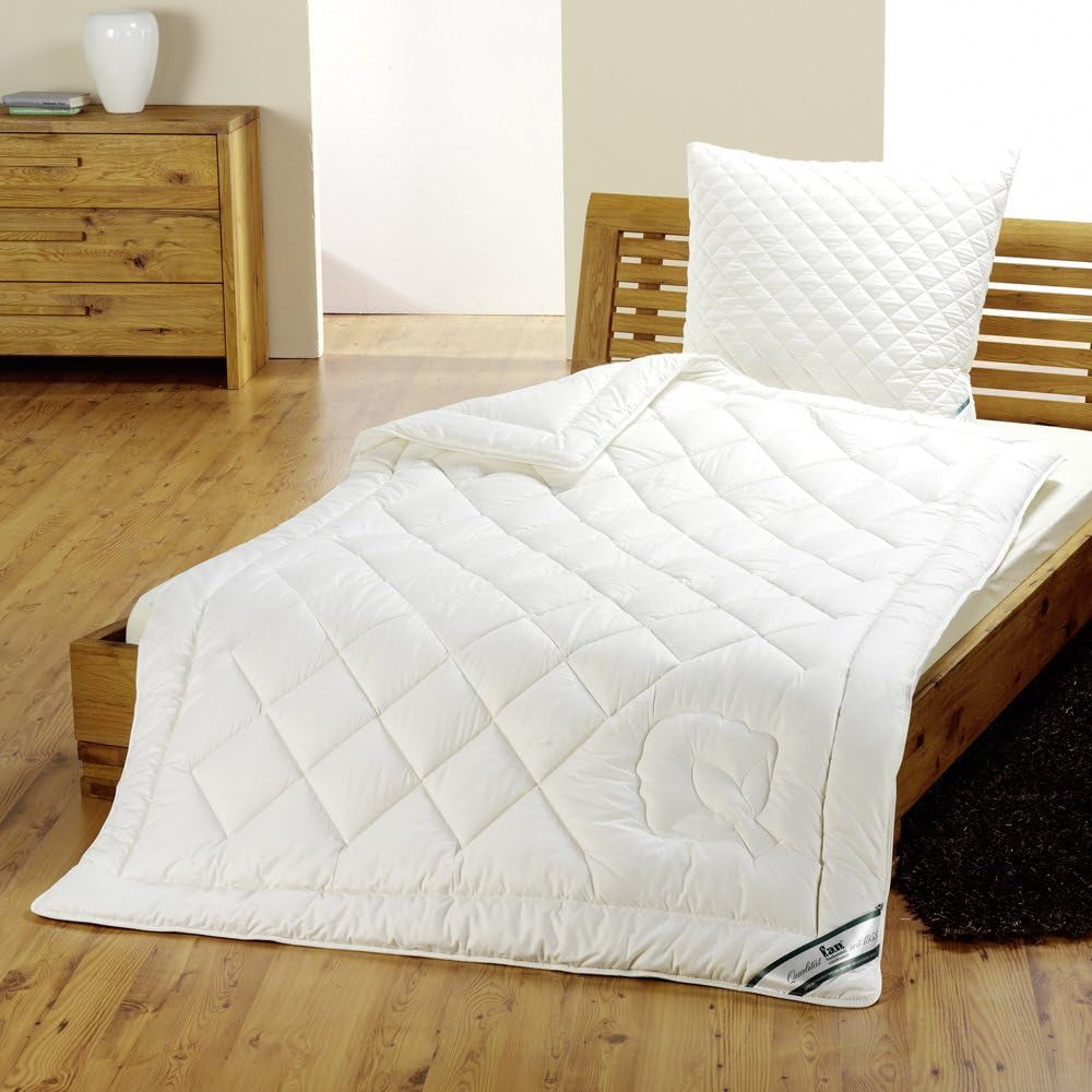 F.A.N. Frankenstolz Steppdecke, Baumwolle, natur, 135 cm x 200 cm Steppdecken und Steppdecken Naty Shop
